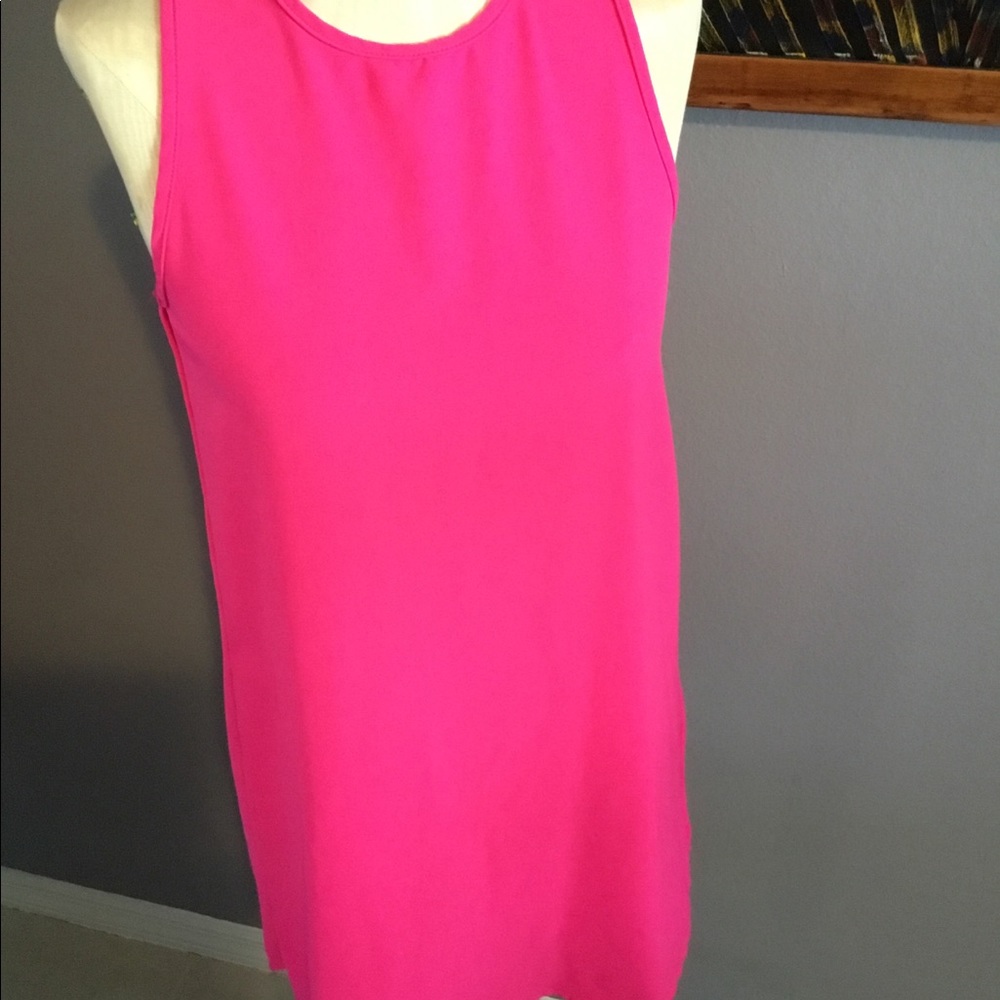 A mini dress